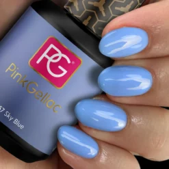 Pink Gellac - Sky Blue - Gellak - Vegan - Blauw - Glanzend - 15ml
