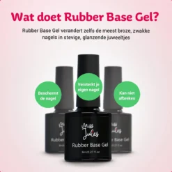 Miss Jules® Rubber Base Coat Starter Pakket – Rubber Base Gel – Rubber Base Gel Nagellak Startersset - Rubber Base Gel Startersset Met Lamp -Cosmetica Winkel 1200x1200 174