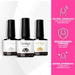 Luneya Gellak - Starterspakket - Primer - Base Coat - Top Coat - LED Lamp Gel Nagellak -Cosmetica Winkel 1200x1200 191