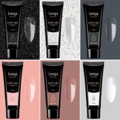 Luneya Polygel Kit - Black Pink Edition - 6 Kleuren - Polygel Nagels Starterspakket - Tasje - Incl. UV LED Lamp -Cosmetica Winkel 1200x1200 196