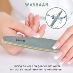 YUBBI 6 Stuks Nagelvijl Zebra Vijl - Manicure Set - Buffer - Polijsten - 100/180 Grit - 150/180/240 Grit - 1000/4000 Grit - 220/280 -Cosmetica Winkel 1200x1200 215