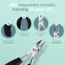 Christian Deluxe® - Professionele RVS Nageltang - Nageltang Voor Harde Teennagels - Professionele Nagelknipper - Nageltang Voor Ingegroeide Teennagel - Nageltang Kalknagels - Nagelknipper - Roestvrijstaal -Cosmetica Winkel 1200x1200 228