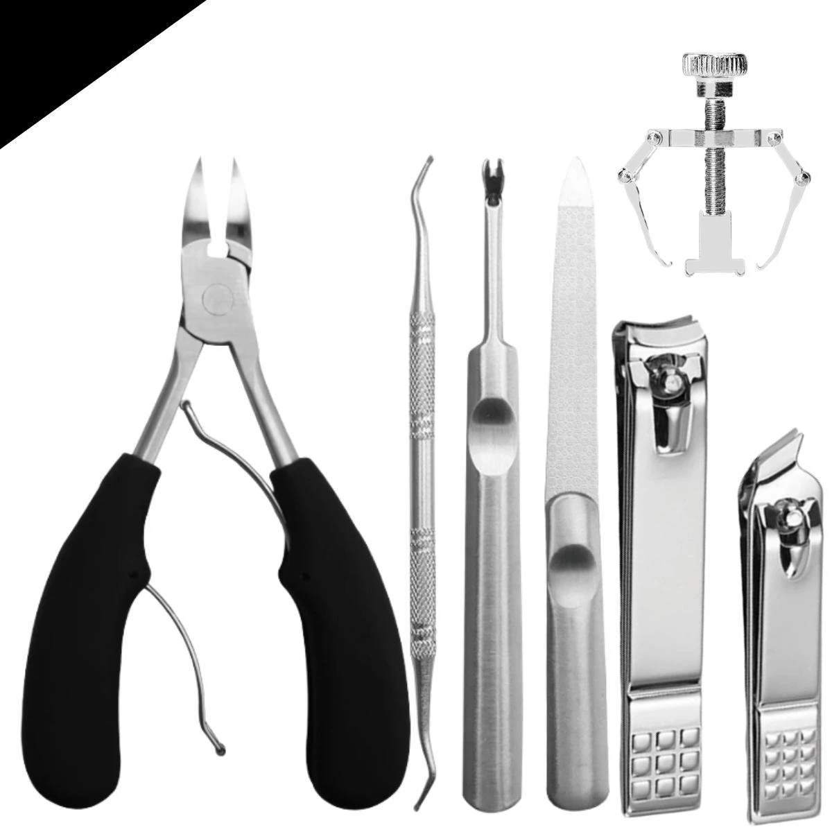 Merkloos STARMAN 7-delige Pedicure En Manicure Set - Nagelknipper - Pedicureset - Nagelvijl - Nageltang - Kalknagel - Teennagelknipper 8 Merkloos STARMAN 7-delige Pedicure En Manicure Set - Nagelknipper - Pedicureset - Nagelvijl - Nageltang - Kalknagel - Teennagelknipper - Afbeelding 8