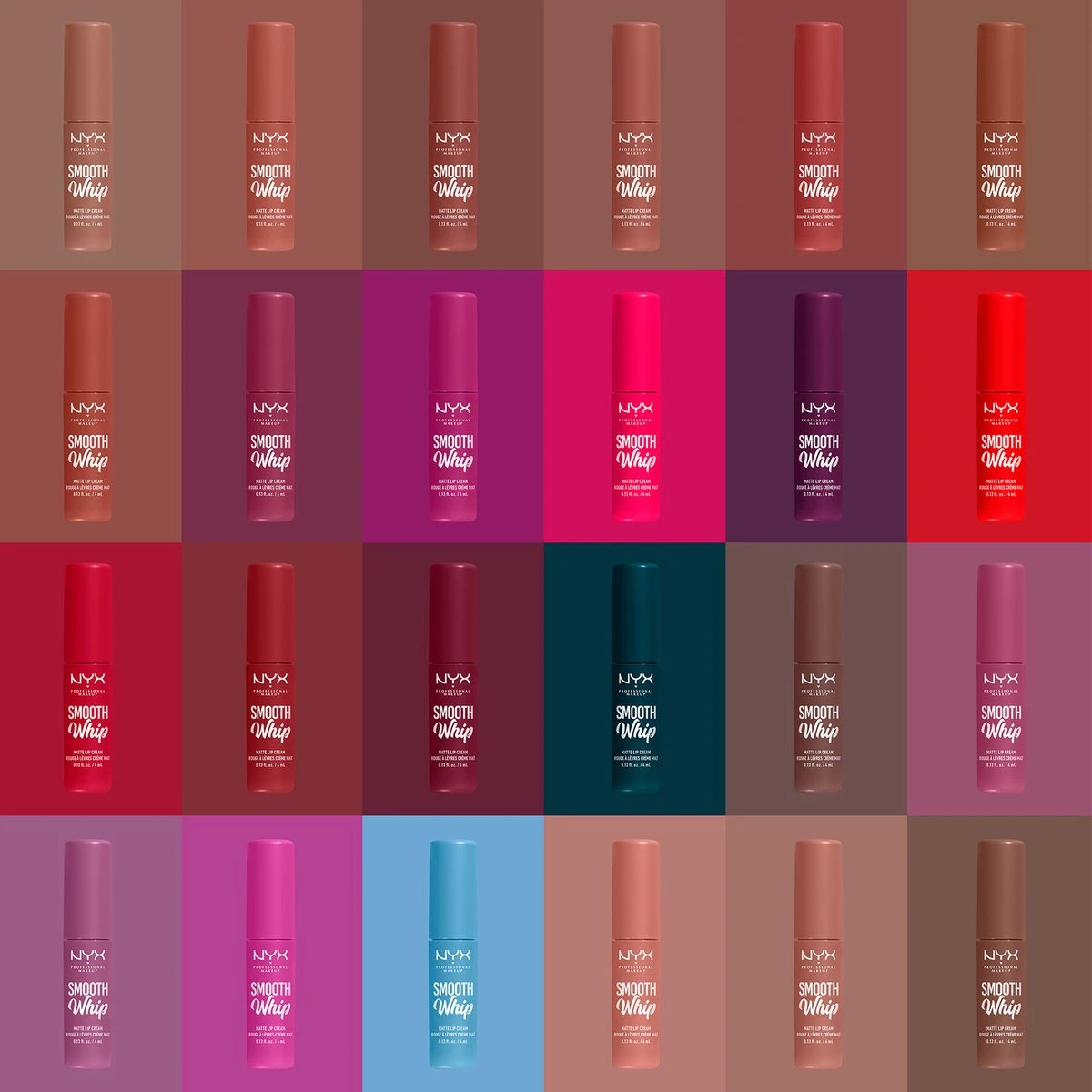 NYX Professional Makeup - Smooth Whip Matte Lip Cream Thread Count - Vloeibare Lippenstift - 4ML 7 NYX Professional Makeup - Smooth Whip Matte Lip Cream Thread Count - Vloeibare Lippenstift - 4ML - Afbeelding 7