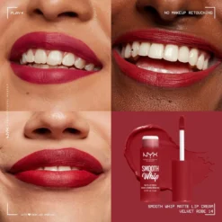 NYX Professional Makeup - Smooth Whip Matte Lip Cream Velvet Robe - Vloeibare Lippenstift - 4ML -Cosmetica Winkel 1200x1200 342