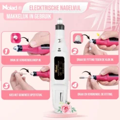 Nolad® Elektrische Nagelvijl - Nagelvijlen - Nagelaccessoires - Wit 19 Nolad® Elektrische Nagelvijl - Nagelvijlen - Nagelaccessoires - Wit -Cosmetica Winkel 1200x1200 35