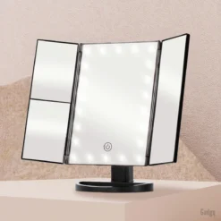 Gadgy Make Up Spiegel – Spiegel Verlichting – Moederdag Cadeautje - Cosmetica Spiegel - Scheerspiegel - Staand Met 2 Vergrootspiegels - Op Batterijen Of USB (kabel Incl) -Cosmetica Winkel 1200x1200 449