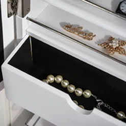 HOMCOM Sieradenkast Met Verlichting 831-326 -Cosmetica Winkel 1200x1200 484