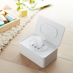 Yamazaki Bakje Voor Vochtige Doekjes - Wit - Met Deksel -Cosmetica Winkel 1200x1200 562