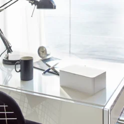 Yamazaki Bakje Voor Vochtige Doekjes - Wit - Met Deksel -Cosmetica Winkel 1200x1200 563