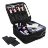 Cosmetica Koffer - Make-up Koffer Met Verstelbare Vakken - Visagie En Nagelstyliste Beauty Koffer - 26x23x9CM