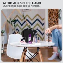 Cosmetica Koffer - Make-up Koffer Met Verstelbare Vakken - Visagie En Nagelstyliste Beauty Koffer - 26x23x9CM -Cosmetica Winkel 1200x1200 615