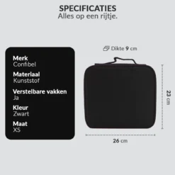 Cosmetica Koffer - Make-up Koffer Met Verstelbare Vakken - Visagie En Nagelstyliste Beauty Koffer - 26x23x9CM -Cosmetica Winkel 1200x1200 616