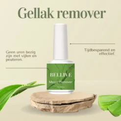Merkloos Magic Soak Off Nailpolish Remover - Gellak Remover - Gellak Cleaner - Gellak Verwijderen - Gellak Remover - 15ml