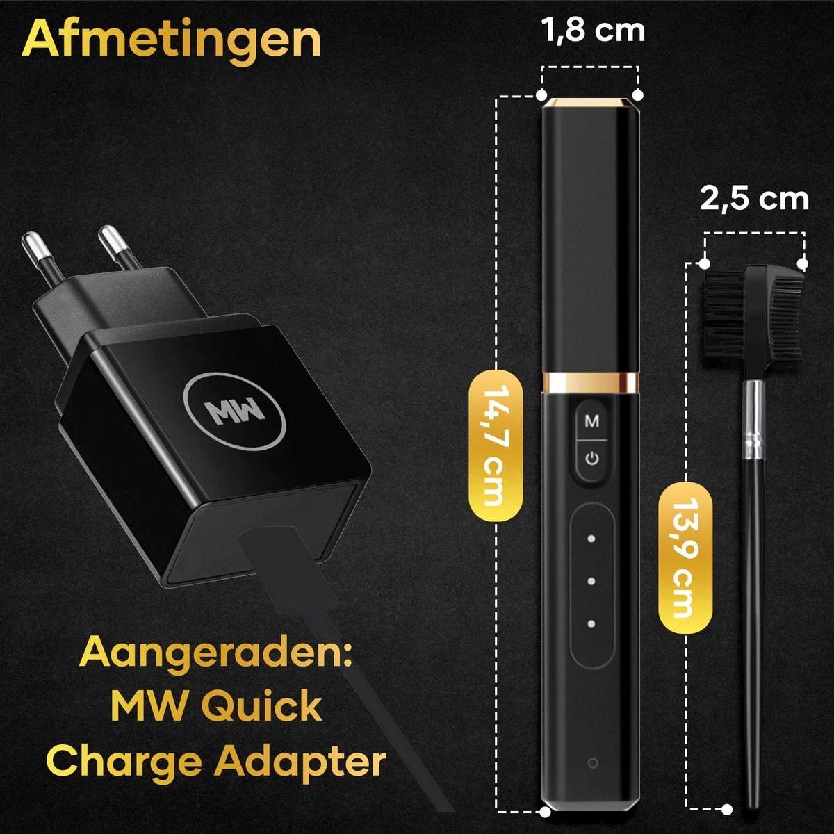 MoreWomen® Elektrische Wimperkruller - Wimperkruller - Verwarmd - Wimper Lift - Incl. Wimperborstel 7 MoreWomen® Elektrische Wimperkruller - Wimperkruller - Verwarmd - Wimper Lift - Incl. Wimperborstel - Afbeelding 7