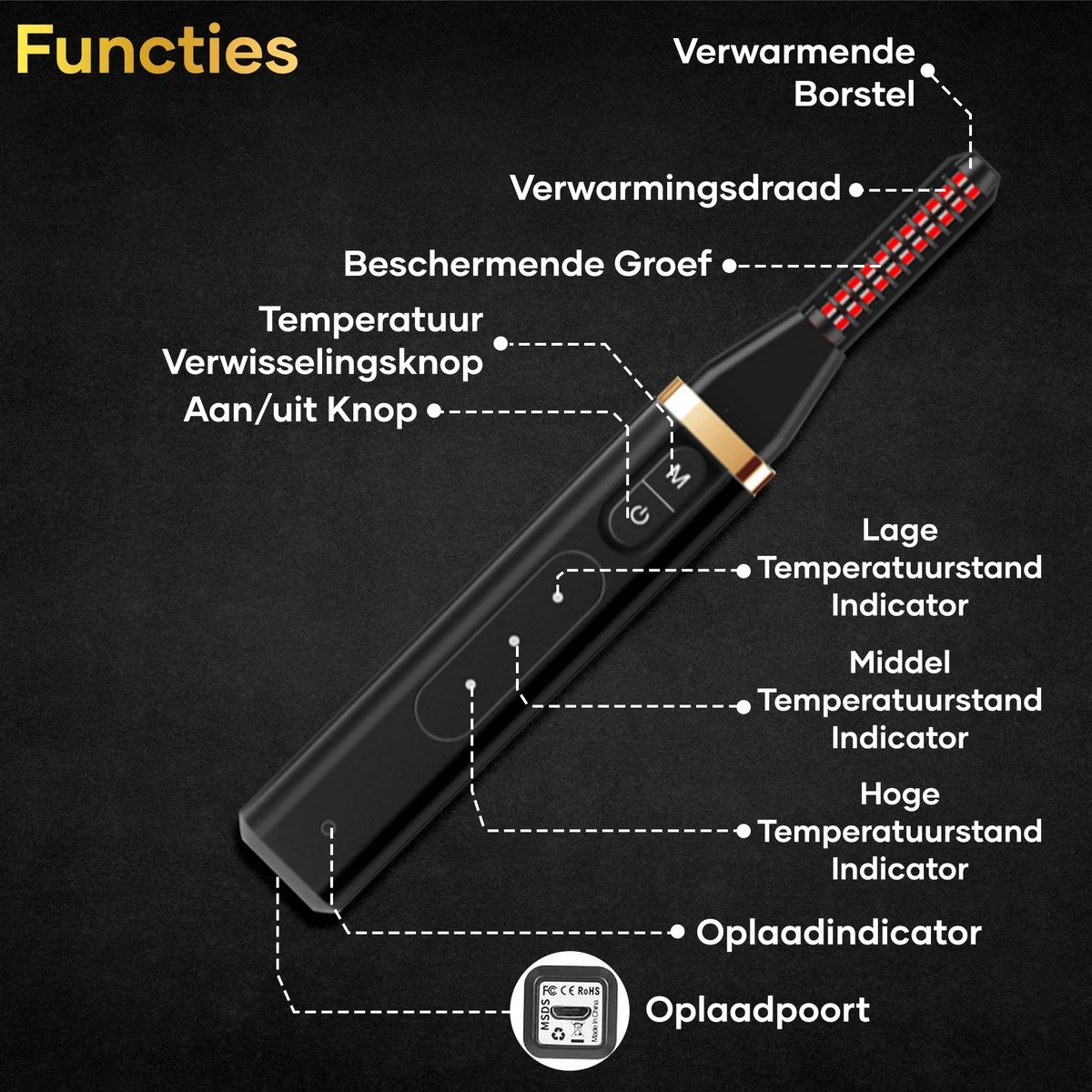 MoreWomen® Elektrische Wimperkruller - Wimperkruller - Verwarmd - Wimper Lift - Incl. Wimperborstel 9 MoreWomen® Elektrische Wimperkruller - Wimperkruller - Verwarmd - Wimper Lift - Incl. Wimperborstel - Afbeelding 9