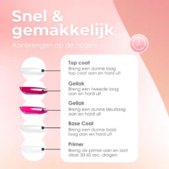 Moods Gellac - Primer - Nagellak - Gellak Starterspakket - Nagels - Gellak Set - 15 ML 8 Moods Gellac - Primer - Nagellak - Gellak Starterspakket - Nagels - Gellak Set - 15 ML -Cosmetica Winkel 1200x1200 73
