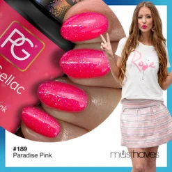 Pink Gellac - Paradise Pink - Gellak - Vegan - Roze - Glanzend - 15ml -Cosmetica Winkel 1200x1200 82