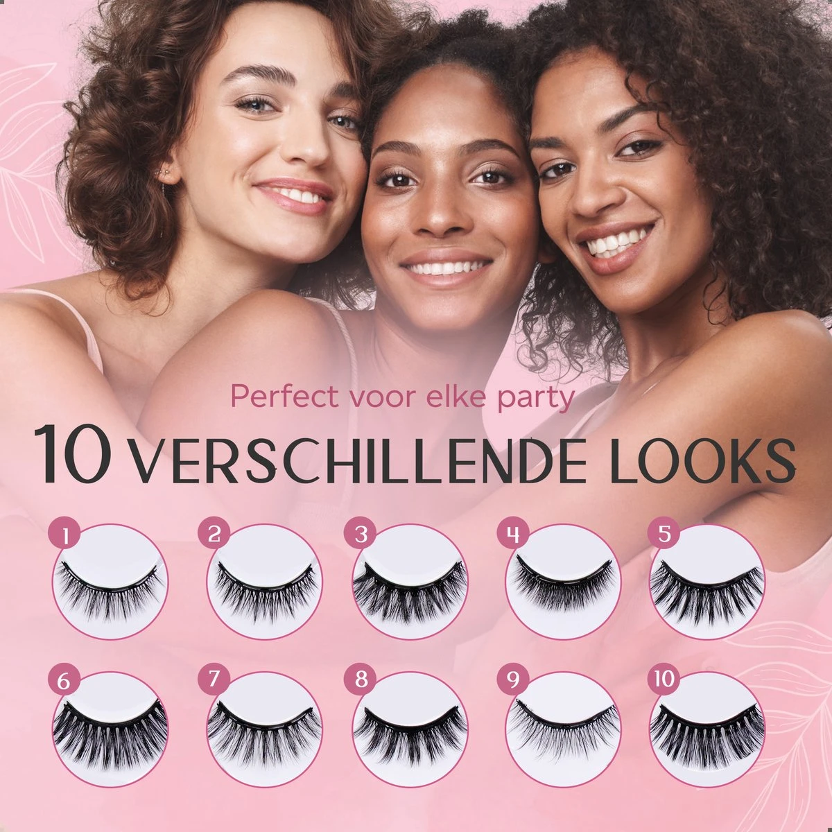 Magnetische Wimpers Met Eyeliner Set - Magnetic Lashes - Magneet - 10 Sets Nepwimpers Met 2 Eyeliners En 1 Applicator - Zwart 3 Magnetische Wimpers Met Eyeliner Set - Magnetic Lashes - Magneet - 10 Sets Nepwimpers Met 2 Eyeliners En 1 Applicator - Zwart - Afbeelding 3