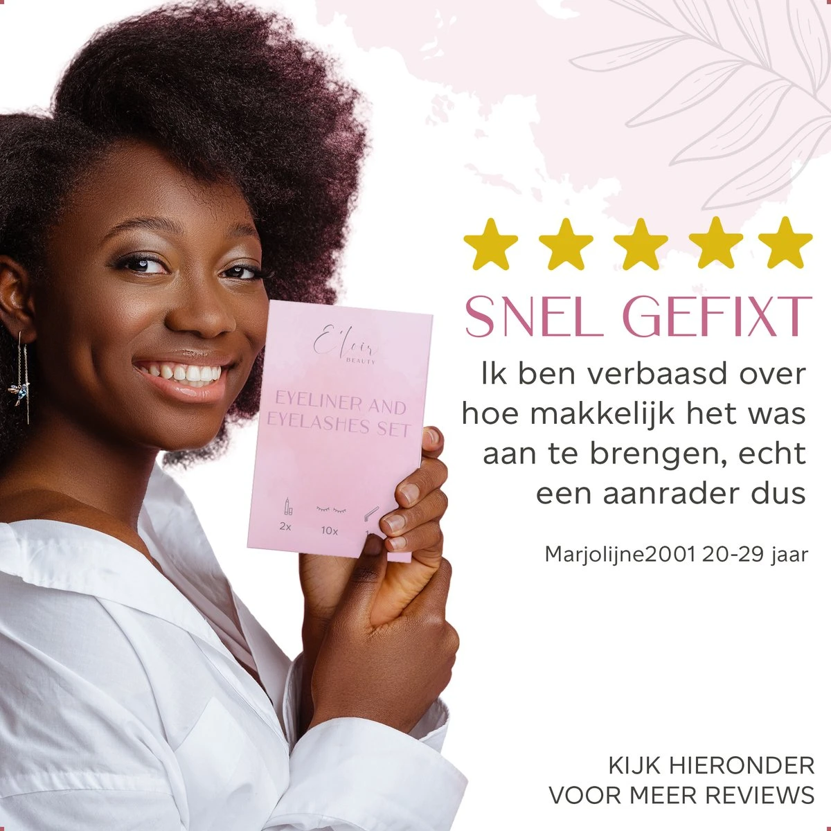 Magnetische Wimpers Met Eyeliner Set - Magnetic Lashes - Magneet - 10 Sets Nepwimpers Met 2 Eyeliners En 1 Applicator - Zwart 9 Magnetische Wimpers Met Eyeliner Set - Magnetic Lashes - Magneet - 10 Sets Nepwimpers Met 2 Eyeliners En 1 Applicator - Zwart - Afbeelding 9