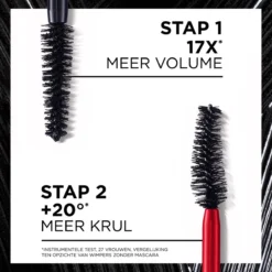 L'Oréal Paris PRO XXL LIFT 2-staps Mascara - Zwart - 12ml -Cosmetica Winkel 1200x1200 953