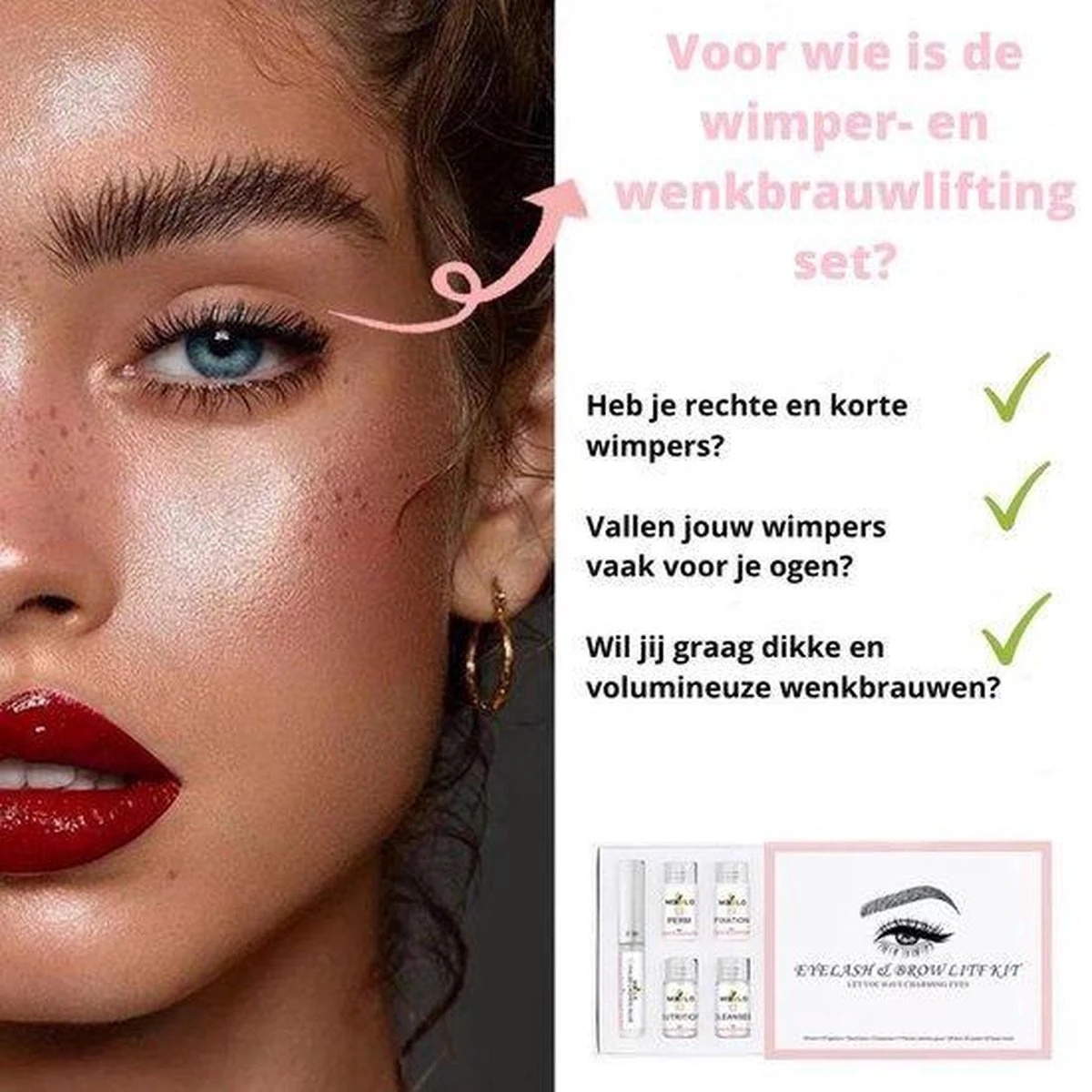 Mimlo Professionele Wimper & Wenkbrauw Lifting Set - Lash Lift Kit - Wimperlifting Set - Browlift - Permanente Wimper Kruller - Lash & Brow Lift Kit 3 Mimlo Professionele Wimper & Wenkbrauw Lifting Set - Lash Lift Kit - Wimperlifting Set - Browlift - Permanente Wimper Kruller - Lash & Brow Lift Kit - Afbeelding 3