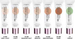 L’Oréal Paris - C'est Magic - Anti-roodheid Crème - CC Cream - 30 Ml -Cosmetica Winkel 1200x625