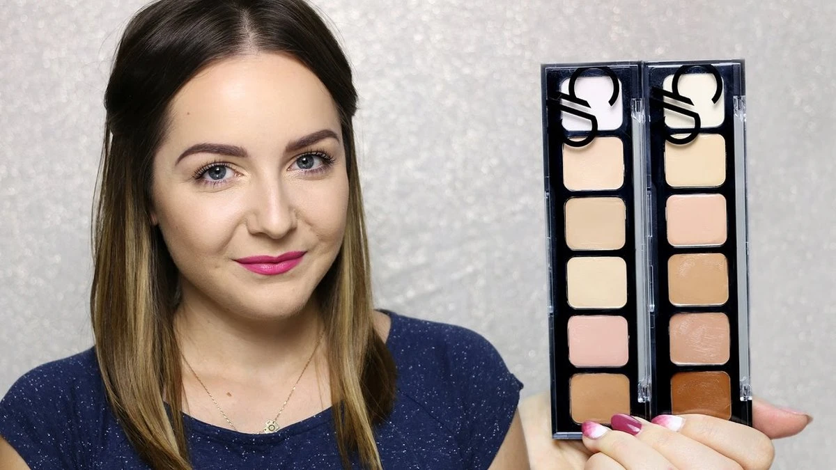 Concealer Palet 02 Medium To Dark - Golden Rose Camoufleren Contouren 2 Concealer Palet 02 Medium To Dark - Golden Rose Camoufleren Contouren - Afbeelding 2