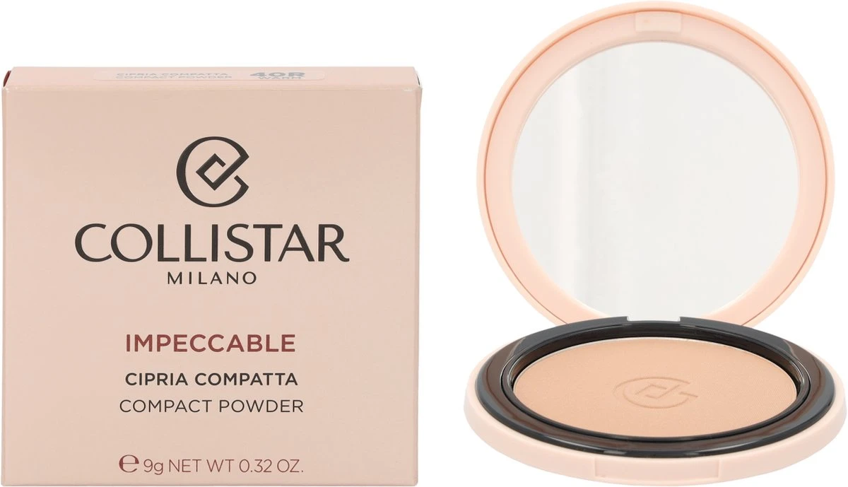 Collistar Impeccable Compact Powder 40R Warm Rose 6 Collistar Impeccable Compact Powder 40R Warm Rose - Afbeelding 6