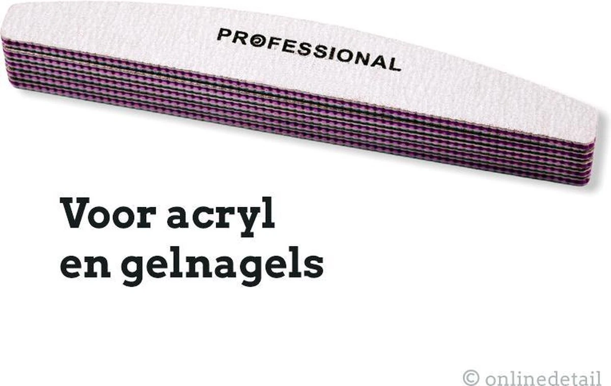 Professionele Nagelvijl 5pcs - Moon #180/240 - Top Kwaliteit - Gratis Verzending 3 Professionele Nagelvijl 5pcs - Moon #180/240 - Top Kwaliteit - Gratis Verzending - Afbeelding 3