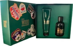 DSQUARED2 Dsquared² Green Wood Giftset - 100 Ml Eau De Toilette Spray + 150 Ml Showergel - Cadeauset Voor Heren -Cosmetica Winkel 1200x763 2