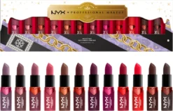 NYX Professional Makeup - Holidays 2022 Mrs Claus - Lipstick Vault - 14 Matte Lipsticks