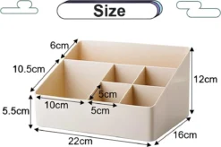 Merkloos Make-Up Organizer - Opbergdoos - Cosmetica - Grijs - Sieraden - Nagelak - Make Up Organizer - Make Up Organizers -Cosmetica Winkel 1200x798 1