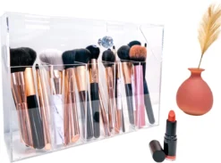 Make Up Kwasten Opbergen | Make Up Organizer | Make Up Borstels Organizer | Brush Holder Met Klep -Cosmetica Winkel 1200x887