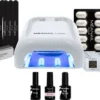 Méanail - Gellak - Kit Cube - Uv Lamp 36 Watt Zonder Timer - Starterspakket - Nude