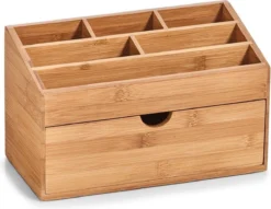 Zeller Present Houten Bureau Organizer - C-04-4-CHout - Sorteervakken & Duurzaam