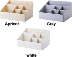 Merkloos Make-Up Organizer - Opbergdoos - Cosmetica - Grijs - Sieraden - Nagelak - Make Up Organizer - Make Up Organizers -Cosmetica Winkel 1200x948 1