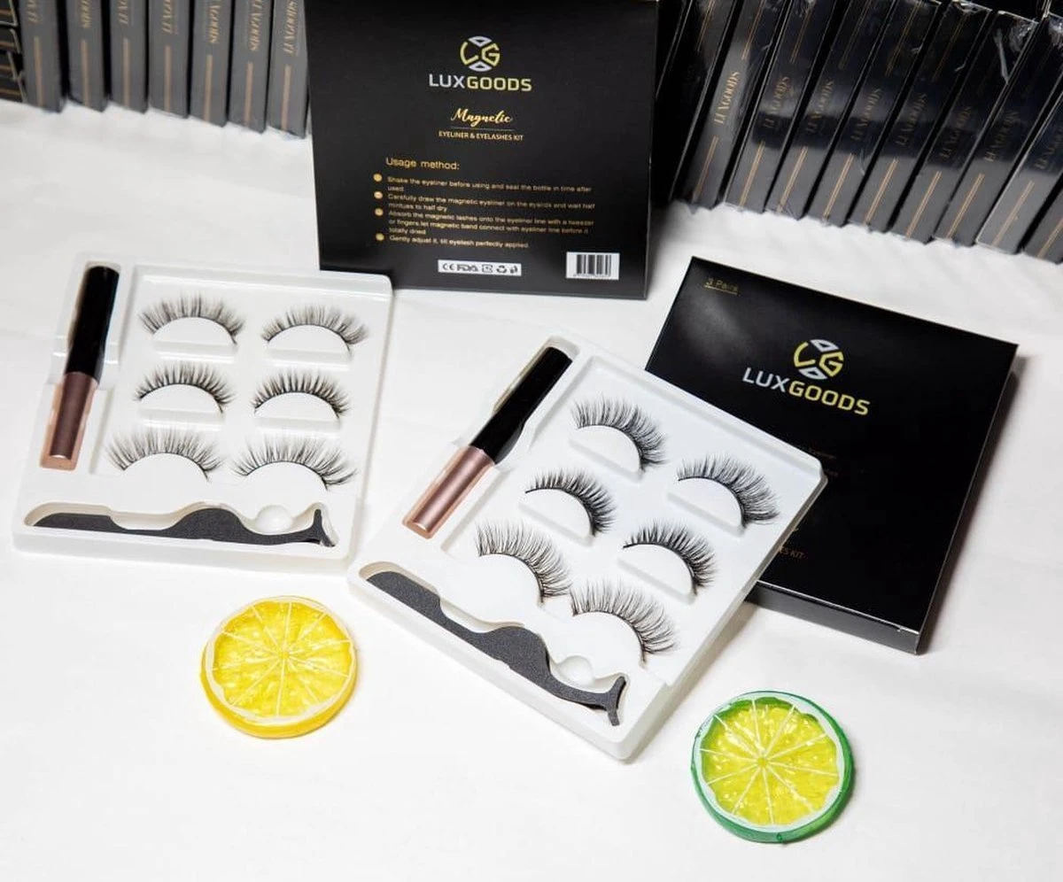 Luxgoods Magnetische Wimpers - Wimperset 3 Paar+ 1 Flesjes Eyeliner+ 1 Pencet - Herbruikbaar-magneet Wimpers -lashes-magnetic Lashes 7 Luxgoods Magnetische Wimpers - Wimperset 3 Paar+ 1 Flesjes Eyeliner+ 1 Pencet - Herbruikbaar-magneet Wimpers -lashes-magnetic Lashes - Afbeelding 7