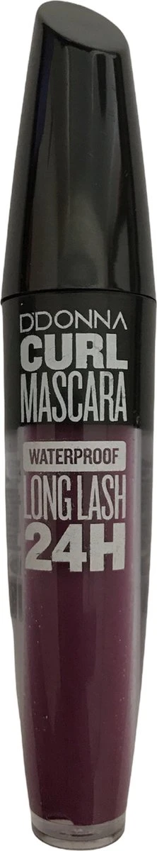 D'Donna - Curl Mascara - Paars - Waterproof - 1 Flesje Met 8 Gram Inhoud