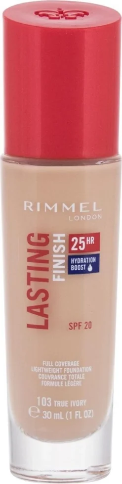 Rimmel London Lasting Finish Foundation - 103 True Ivory -Cosmetica Winkel 303x1200