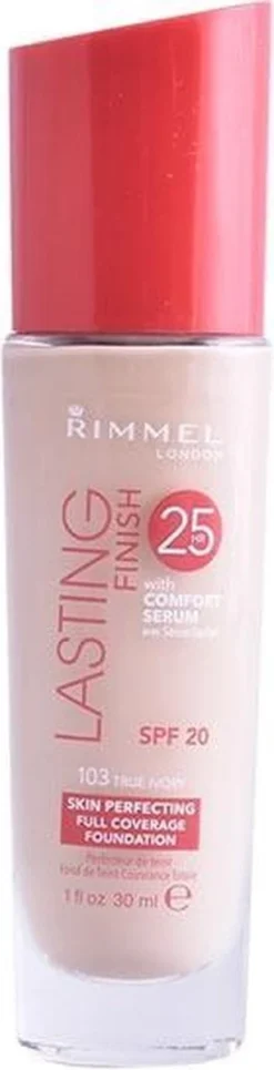 Rimmel London Lasting Finish Foundation - 103 True Ivory -Cosmetica Winkel 307x1200 3