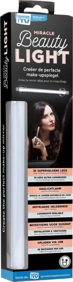 Merkloos Miracle Beauty Light - Creëer De Perfecte Make-up Spiegel - Valentine - Valentijnsdag - Valentijn Cadeautje 9 Merkloos Miracle Beauty Light - Creëer De Perfecte Make-up Spiegel - Valentine - Valentijnsdag - Valentijn Cadeautje -Cosmetica Winkel 312x1200 2