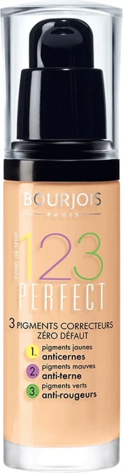 Bourjois 123 Perfect Foundation - 54 Beige Foncé -Cosmetica Winkel 313x1200 1