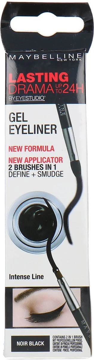 Maybelline Lasting Drama Gel Liner - Zwart - Eyeliner 5 Maybelline Lasting Drama Gel Liner - Zwart - Eyeliner - Afbeelding 5