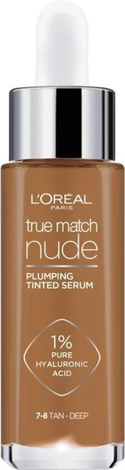 L'Oréal Paris True Match Tinted Serum FOundation - 7-8 Tan Deep - 30ml