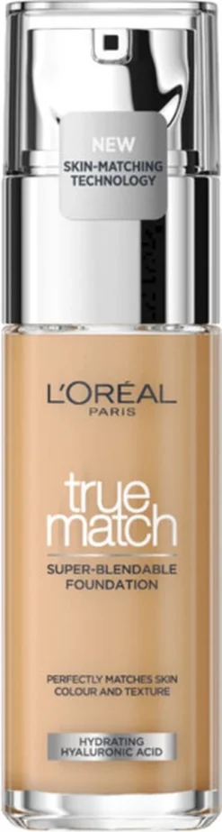 L’Oréal Paris - True Match Foundation - 5.5R/C - Natuurlijk Dekkende Foundation Met Hyaluronzuur En SPF 16 - 30 Ml