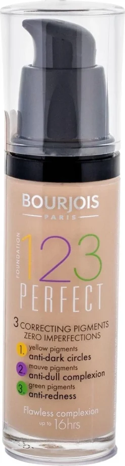 Bourjois 123 Perfect Foundation - 52 Vanille -Cosmetica Winkel 323x1200 1