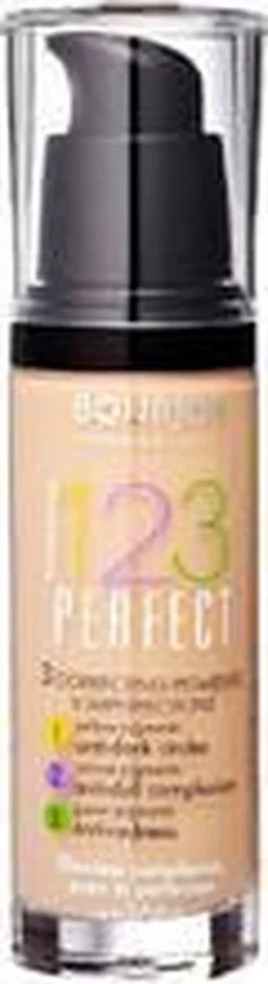 Bourjois 123 Perfect Foundation - 54 Beige Foncé -Cosmetica Winkel 327x1200 8