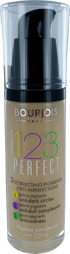 Bourjois 123 Perfect Foundation - 52 Vanille -Cosmetica Winkel 332x1200 2