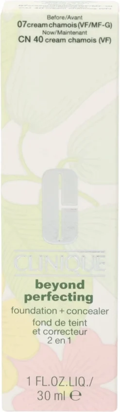 Clinique Beyond Perfecting Foundation + Concealer - 07 Cream Chamois -Cosmetica Winkel 349x1200